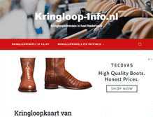 Tablet Screenshot of kringloop-info.nl